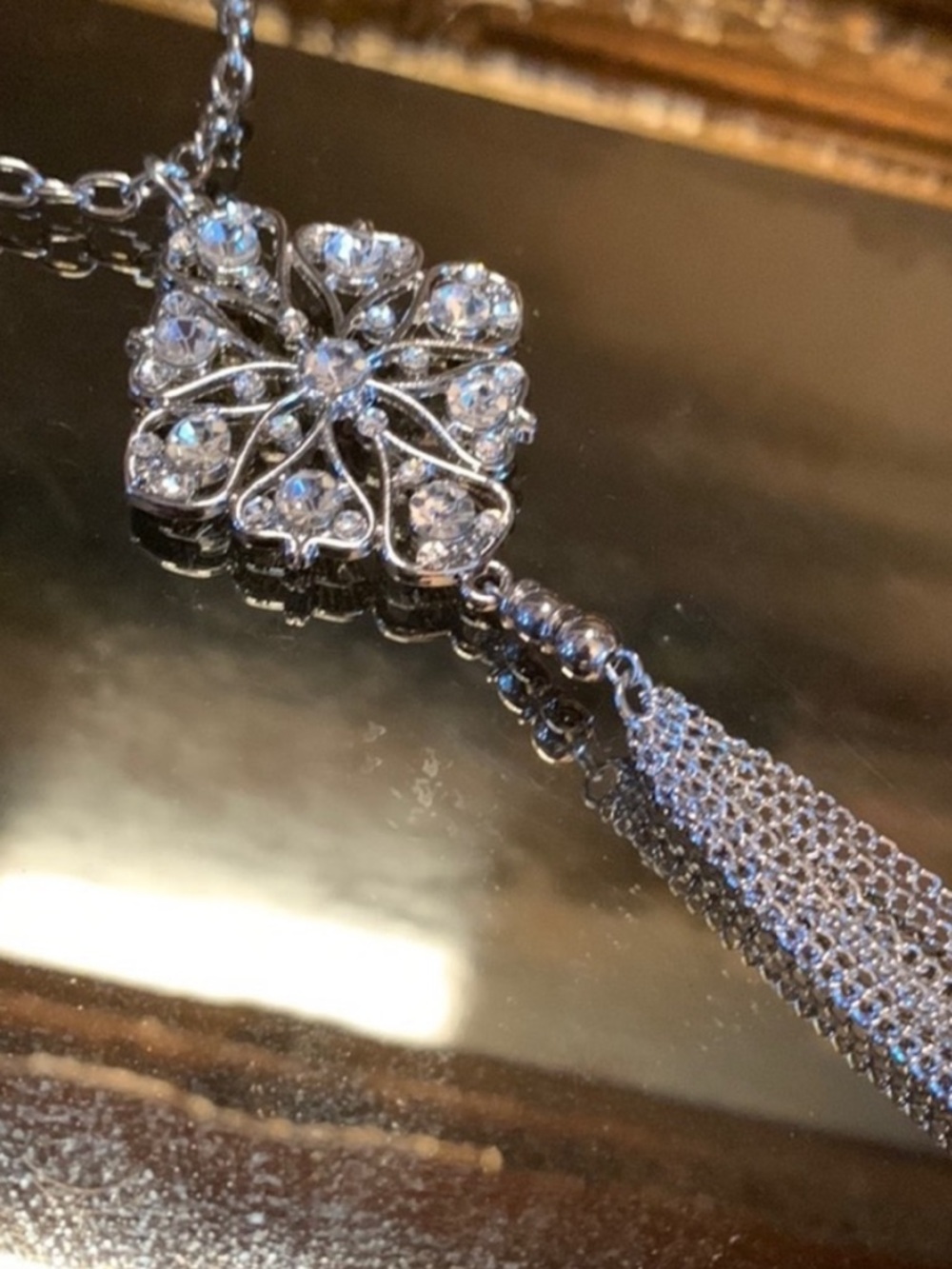 Long Pendant Tassel Necklace